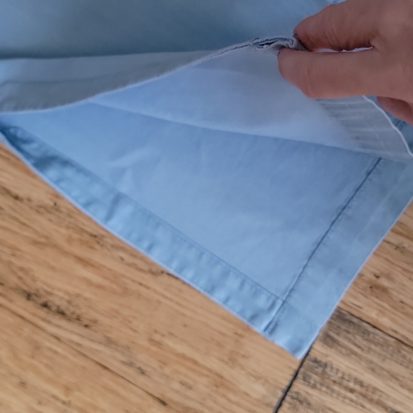 Add Soft Surroundings Size Large Light Blue Wide-Leg Pants - Picture 2 of 7